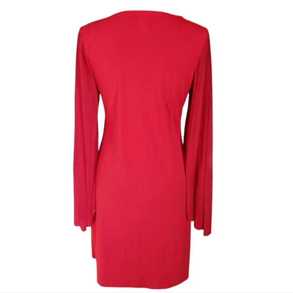 Y2k Vanity Split Font Sheer Long High Low Top Sz M - Picture 3 of 6